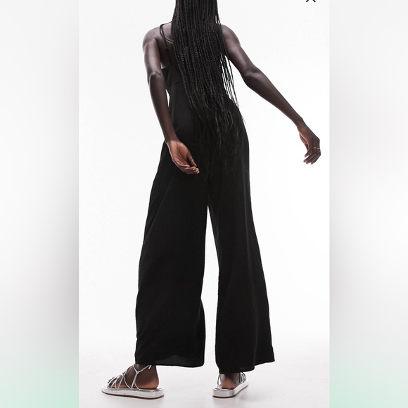 Topshop Lace-Up Jumpsuit NWT - Picture 2 of 3